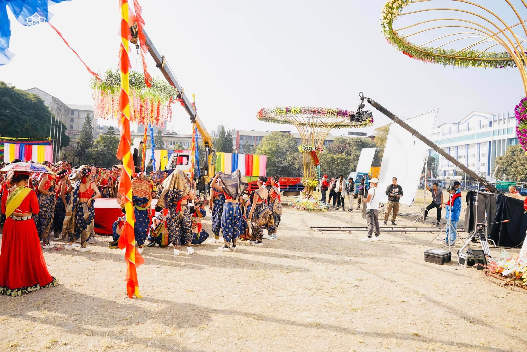 Shatkon Arts film production team on location